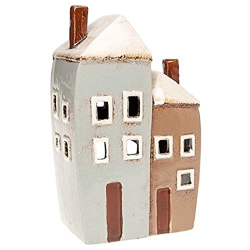 Village Pottery Cornish 2 Huizen Theelicht Keramiek