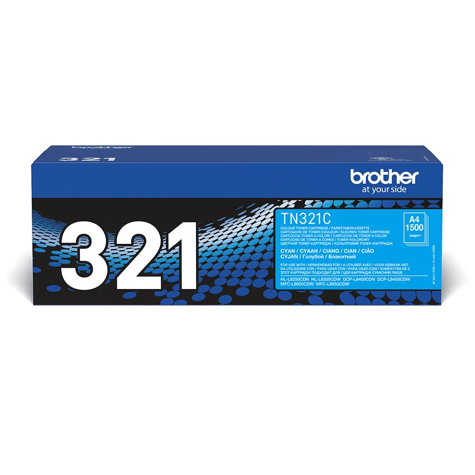 Brother TN-321C Cyaan tonercartridge - Origineel - 1500 pagina's
