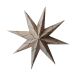 DBKD Suspension décorative Paper winter star Square sand, petit, Ø9 cm