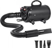 Merkloos / Sans marque Happiq Luxe Hondendroger - 2000W Blower - Hondenfohn - 70 m/s Windsnelheid - Haardroger blazer - Waterblazer - 4 Mondstukken en Elastische Slang