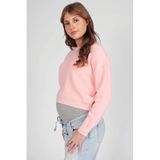 LOVE2WAIT viscose gebreide zwangerschapstrui - roze
