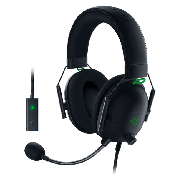 Razer Blackshark V2 Gaming Headset - Bedraad - Zwart/Groen