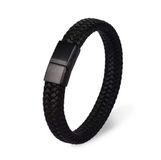 CHPN - Leren armband - Zwart - Heren