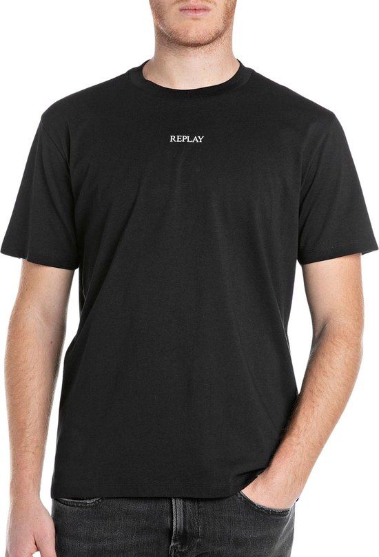 Replay T-shirt Heren Zwart XL