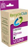 RecycleClub Inktcartridge - Alternatief voor Brother LC-1240 LC-1280 Zwart