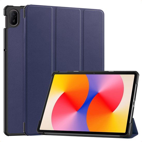 imoshion Tablet Hoes - Geschikt voor Huawei Matepad SE - Trifold Bookcase - Blauw