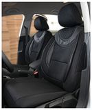 BREMER SITZBEZÜGE Stoelhoezen compatibel met Renault Scenic JZ bestuurder en passagiers vanaf 2009 - 2016 G102 zwart autostoelhoezen