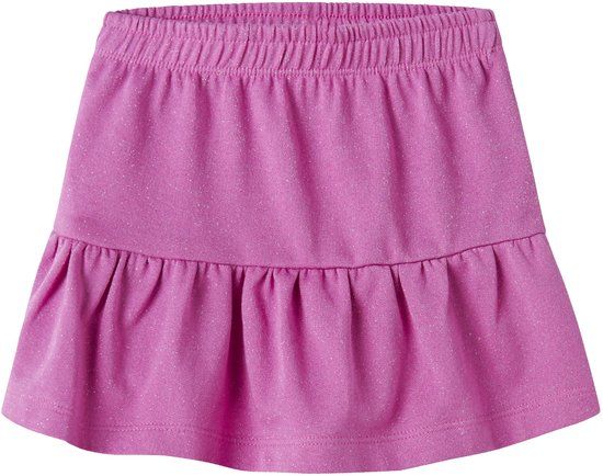 NAME IT NMFDITTER SWEAT SKIRT UNB Rok Meisjes Katoen Polyester Metaalvezel Effen Strawberry Moon Maat 98