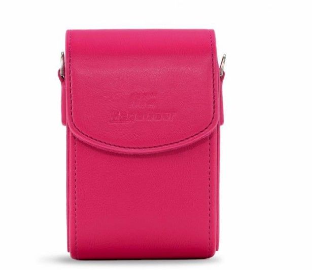 MegaGear MG1254 - Cameratas - Roze - Leer - Compatibel met Panasonic DC-ZS70, DMC-LX10, DMC-ZS60, DMC-ZS100