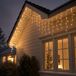 Lumineo Ijspegelverlichting - 180 led lampjes - warm wit - 480 cm - hoogte 52 cm - flashing effect