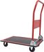 Chariot plateforme, capacité 150 kg, pliable, en acier, avec 4 roulettes