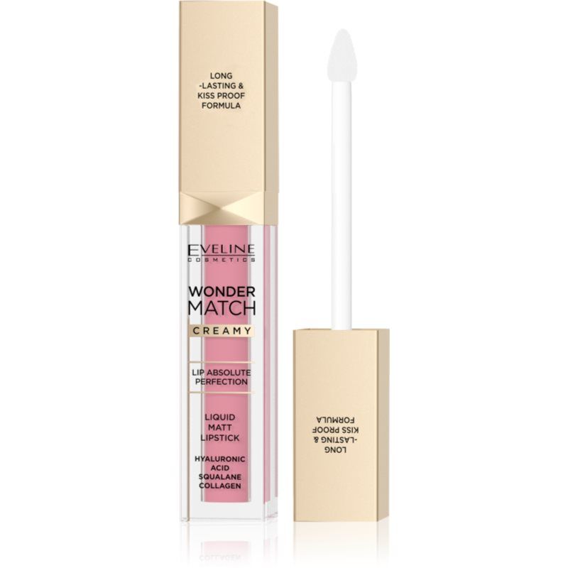 Eveline Cosmetics EVELINE Wonder Match Matowa Pomadka W Płynie 01 6,8ml