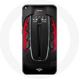 Maniacase Hoesje voor Huawei P8 Lite 2017 Audi RS Logo rood