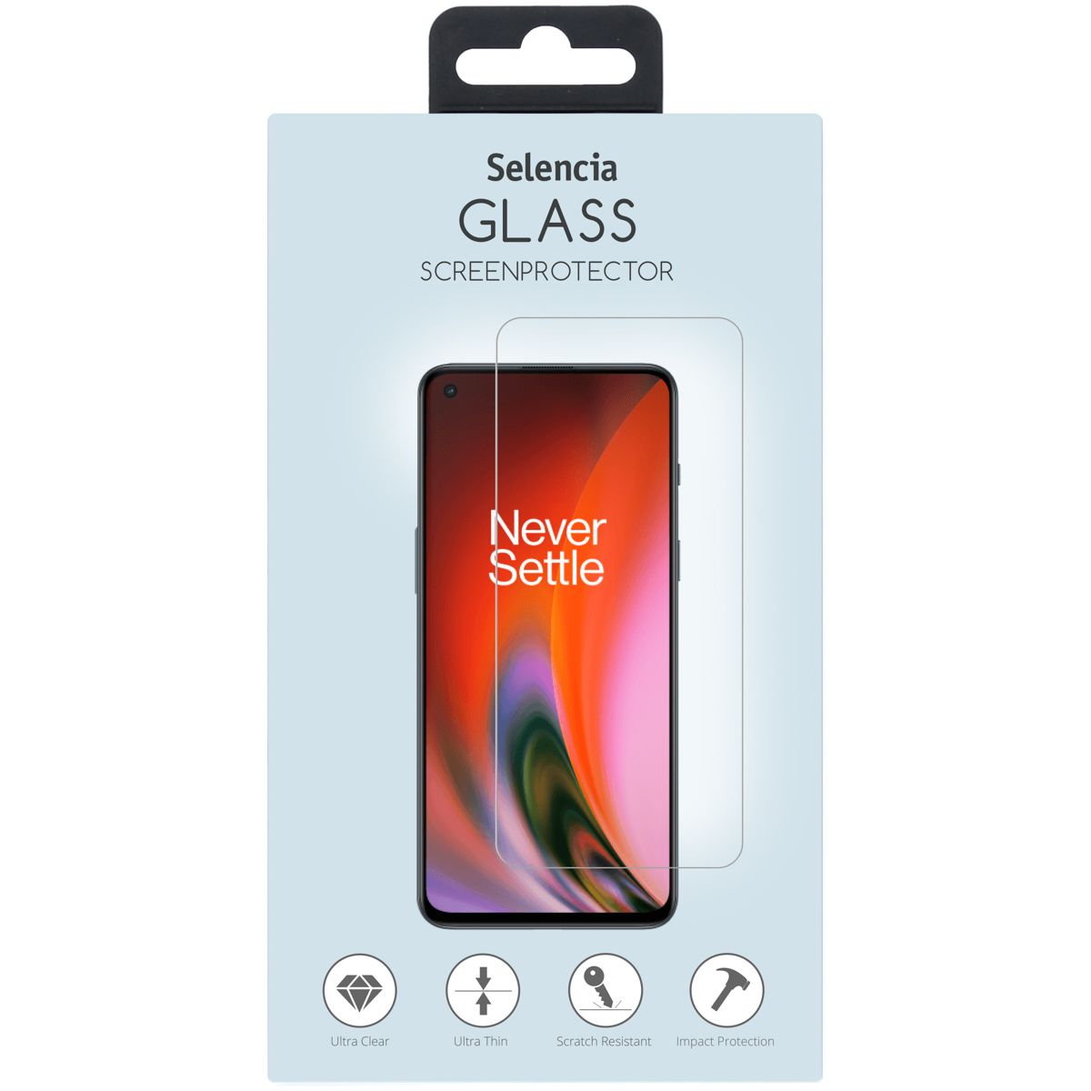 Selencia Gehard Glas Screenprotector OnePlus Nord 2 - Tempered Glass