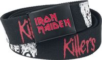 Iron Maiden Killers Unisex Riem - zwart