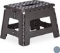 Merkloos / Sans marque Relaxdays Opstapje Inklapbaar - Zwart - 150 kg