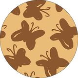Bonateks Tapis de souris rond imprimé numériquement, base antidérapante, pour bureau et maison, diamètre : 22 cm