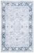 Safavieh Distressed tapijt voor machinewasbaar en antislip - ideaal voor drukke bezochte gebieden - Arizona Collection, Korte pool, grijs en ivoor, 90 x 150 cm