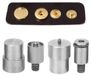 Bouton-poussoir, jeu de matrices - 651, 633, 831 - Acier inoxydable - Remplacement de presse manuelle