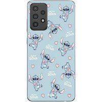 Maniacase Coque Pour Samsung Galaxy A72 Stitch love coeur rose