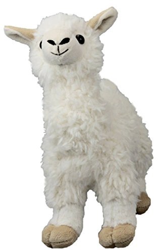 Inware 9202 - knuffeldier Lama, crème, 24 cm