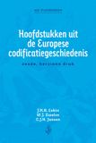 WJS Uitgevers Hoofdstukken uit de Europese codificatiegeschiedenis
