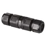 EMOS Connectoren voor kabeldiameter 3X 0,75-2,5 mm2, verbindingsstekker 2,6 x 9 cm, kabelverbinding, IP68 waterdicht, stofdicht, schokbestendig, tot 85 °C gebruikstemperatuur, zwart, ZS9020