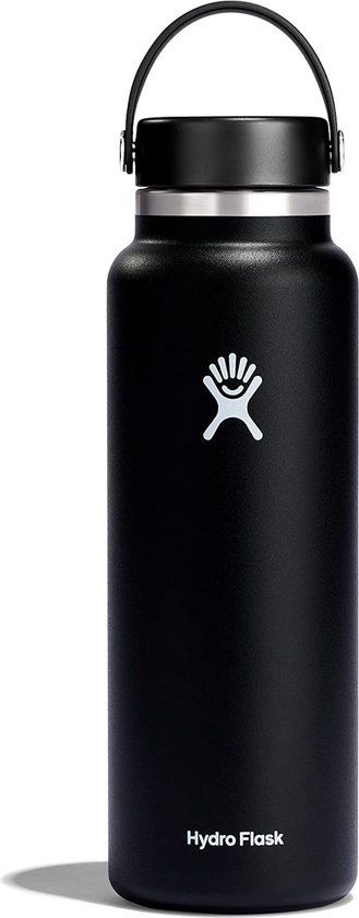 Hydro Flask Wide Mouth Flex Cap Drinkfles (1.18L) - Black - W40BTS001