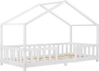 In And OutdoorMatch Kinderbed Cayla - Met valbeveiliging - 90x200 cm - Wit Mat