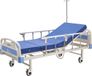 VEVOR Elektrisch Ziekenhuisbed, 2-Functie Ziekenhuisbed met Verstelbare Rugleuning en Beensteun, 12,7cm Wielen en Schuimmatras voor Thuiszorg, Verpleeghuis en Ziekenhuis, Max. 250KG
