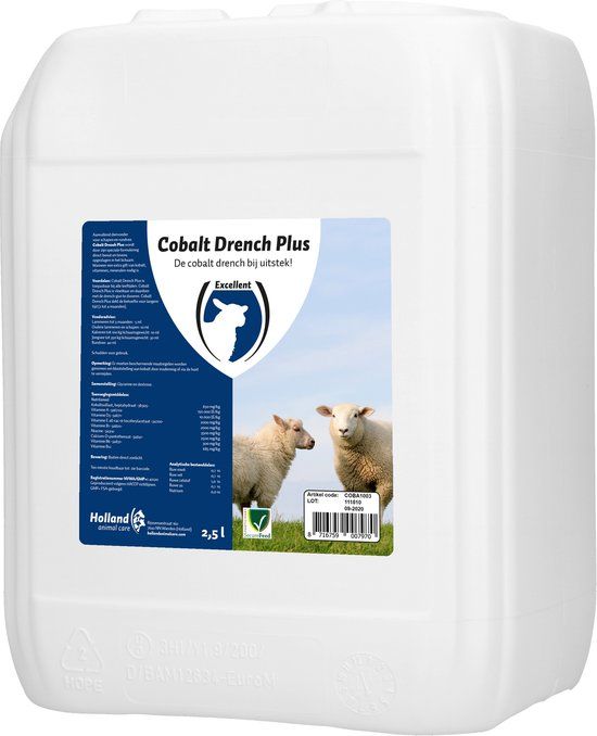 HAC Excellent Cobalt Drench Plus - 2.5 liter - For Cattle and Sheep