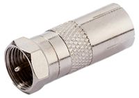 VIVanco™ Adapter Typ F Buchse auf Koaxialstecker