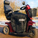 MaxxCovers Beenkleed Scootmobiel - Zwart - Polyester - 100x138 cm