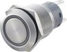 TRU COMPONENTS 701310 LAS1-AGQ-11E, BL Vandalismebestendige druktoets 250 V/AC 5 A 1x aan/(aan) Moment Blauw IP67 1 stuk(s)