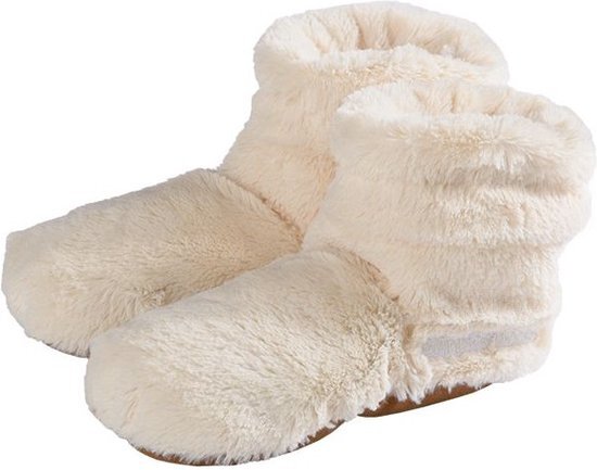 Warmies Slippies Boots Deluxe Beige Plush Maat 37 42 Paar