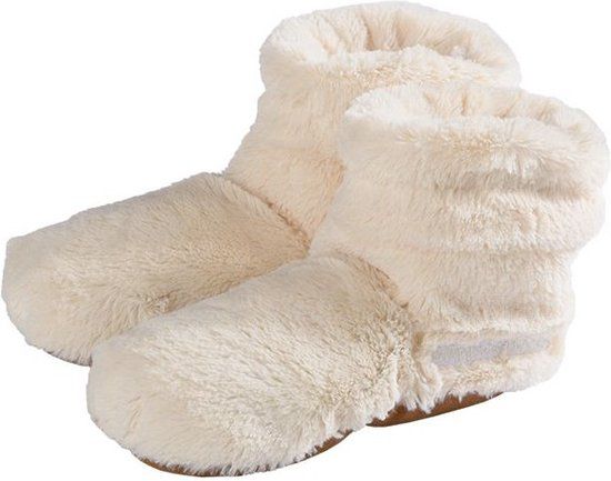 Warmies Warmtepantoffels Dames - Beige - Maat 37-41