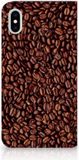 B2Ctelecom Apple iPhone Xs Max Flip Style Cover Koffiebonen