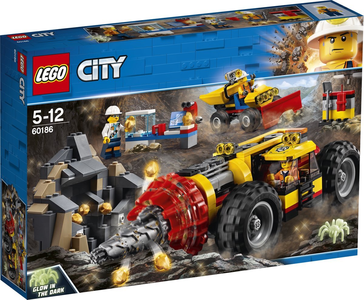 lego City zware mijnbouwboor 60186