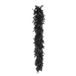 Boland boa glamour 180 cm zwart/zilver