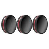 Freewell Lot de 3 filtres ND pour objectif d'appareil photo paysage dégradé – Série 4K – ND8-GR, ND16-4, ND32-8 compatibles avec les caméras d'action Osmo