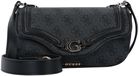 GUESS Dea Crossbody Flap Coal Logo Schoudertas