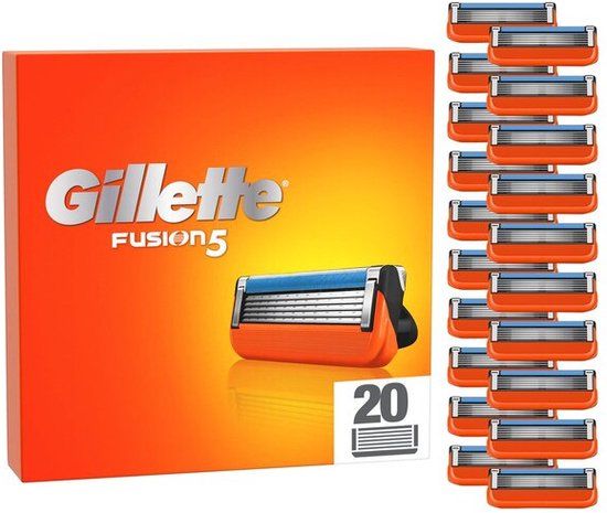 Gillette Fusion 5 - Navulmesjes - 20 stuks - Heren