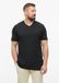 s.Oliver T-shirt à col en V et imprimé logo pour hommes - Noir - XL