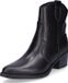 Tamaris Cowboylaarzen Zwart Leer Dames 40