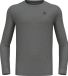 Odlo Natural Merino 200 Lange Mouwen Thermoshirt Mannen - Grijs - Maat XXL