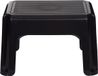Whitefurze Tabouret de cuisine / marchepied - noir - plastique - L38 x B29 x H24 - antidérapant
