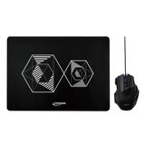 Typhoon TI019 Gaming-comboset van muis (800/1200/1600/2400 dpi) en gaming-muismat