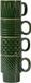 Sagaform tasses à expresso céramique vert (4 pièces)