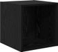 vidaXL Wandkast - Zwart Eiken - 37x37x37 cm