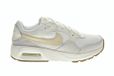 Nike Sneakers Dames Beige Wit Oranje Leer Mesh Suède Textiel Rubber Veters